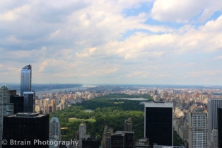 Central Park from the top of the Rockefeller Center, New York